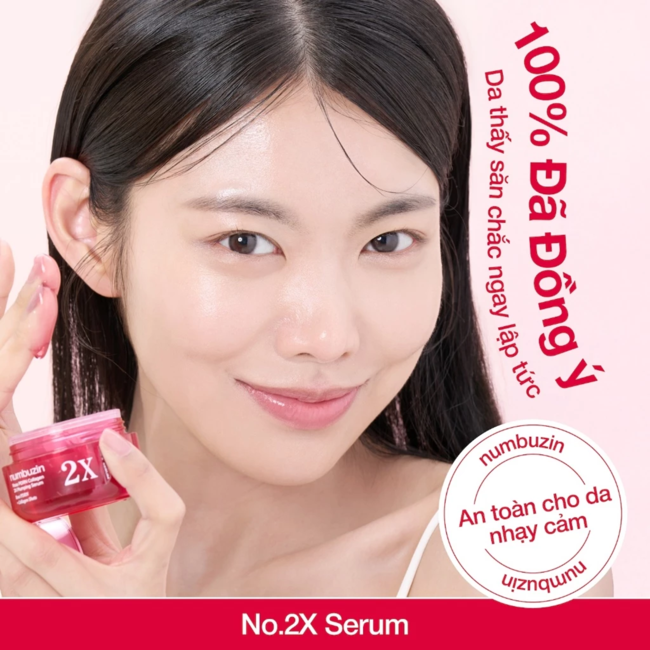 Tinh chất Numbuzin No.2 Rose PDRN Collagen 2X Plumping Serum 30ml - Ảnh 5