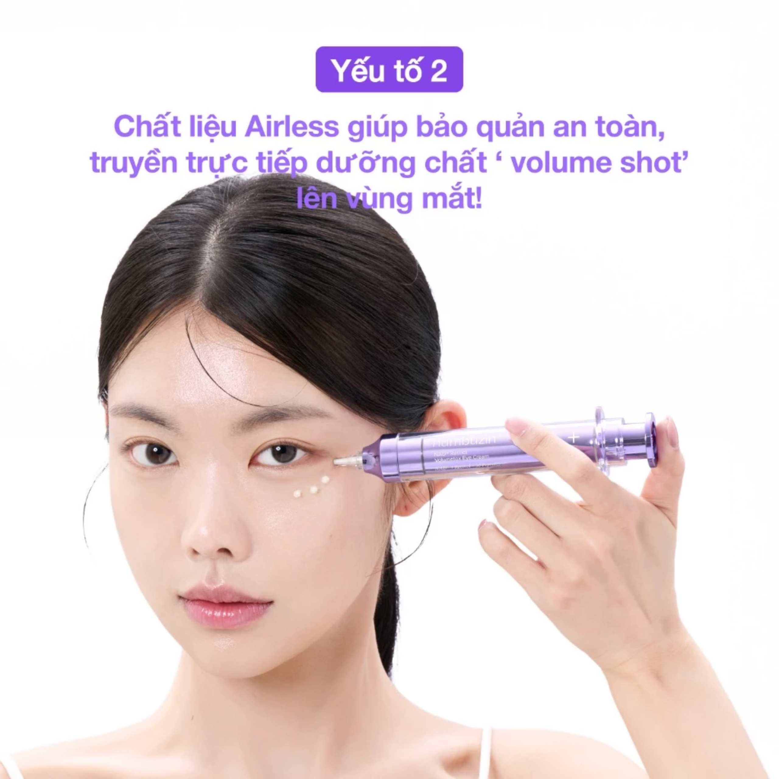 Kem mắt Numbuzin No.9 NAD+ Retinol Volumetox Eye Cream 10ml - Ảnh 5