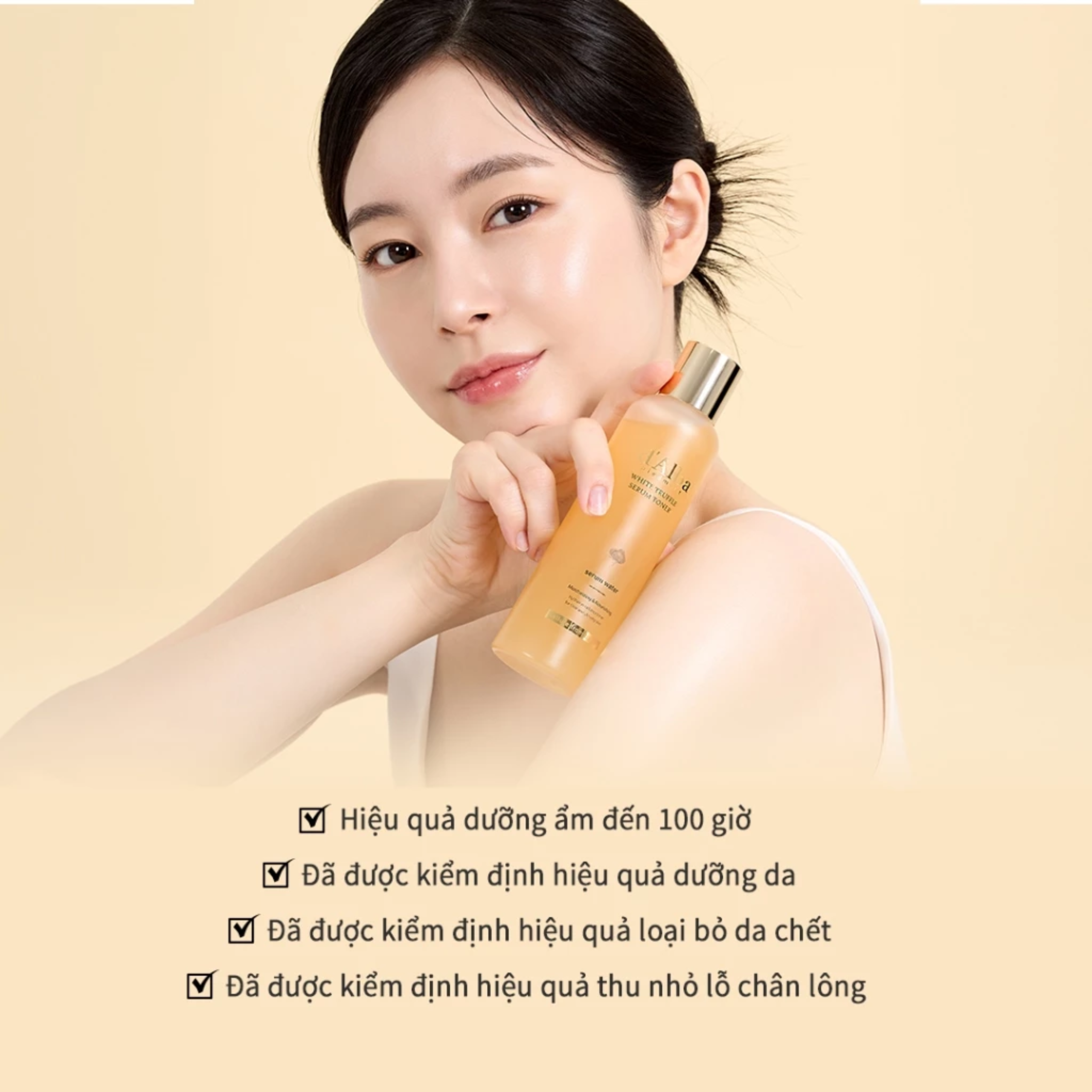Nước hoa hồng d'Alba Vita Toning Serum Toner 180ml - Ảnh 3