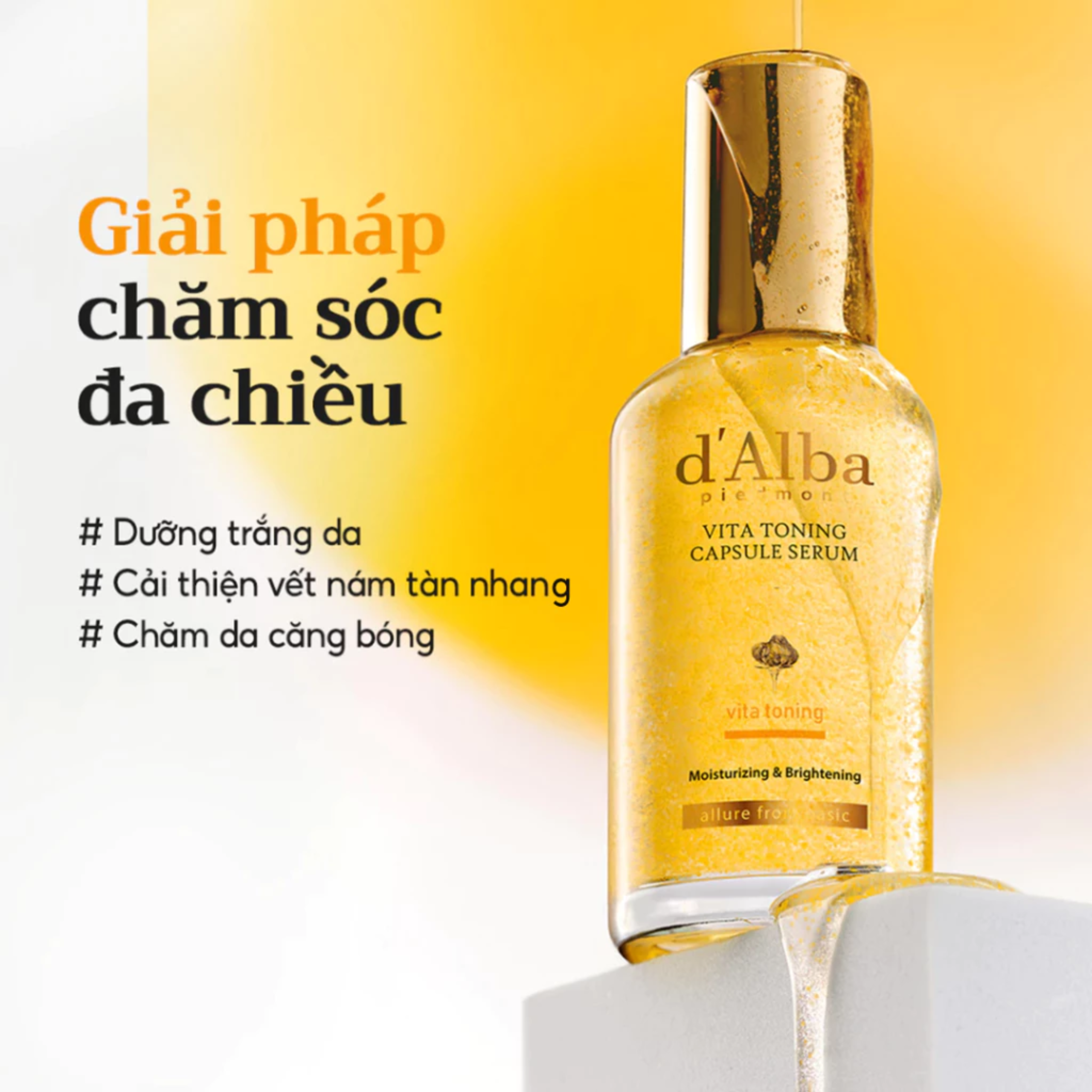 Tinh chất D'Alba Vita Toning Capsule Serum - Ảnh 4