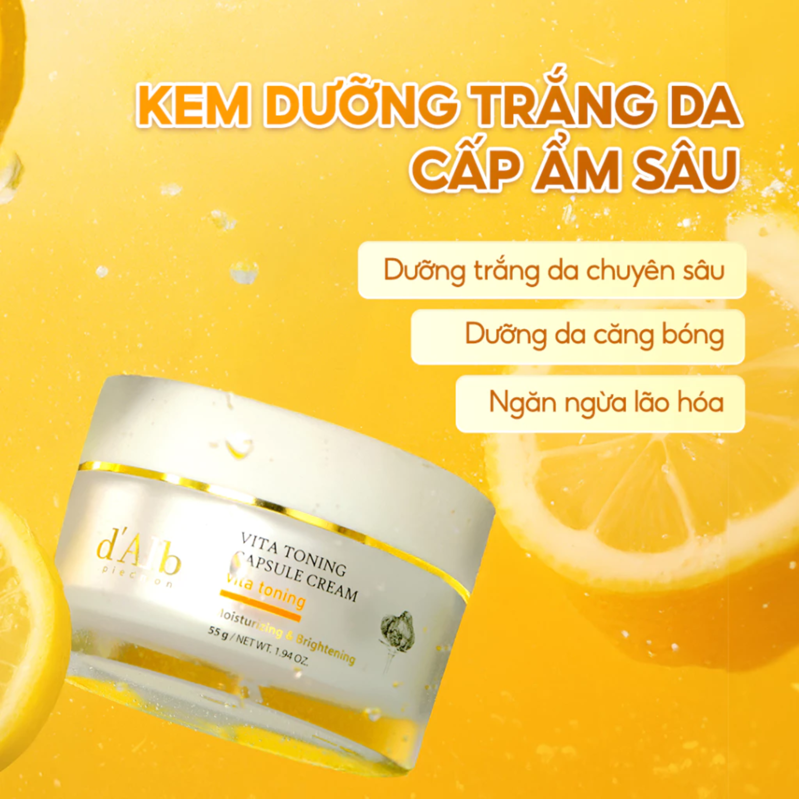 Kem dưỡng D'Alba Vita Toning Capsule 55g - Ảnh 2