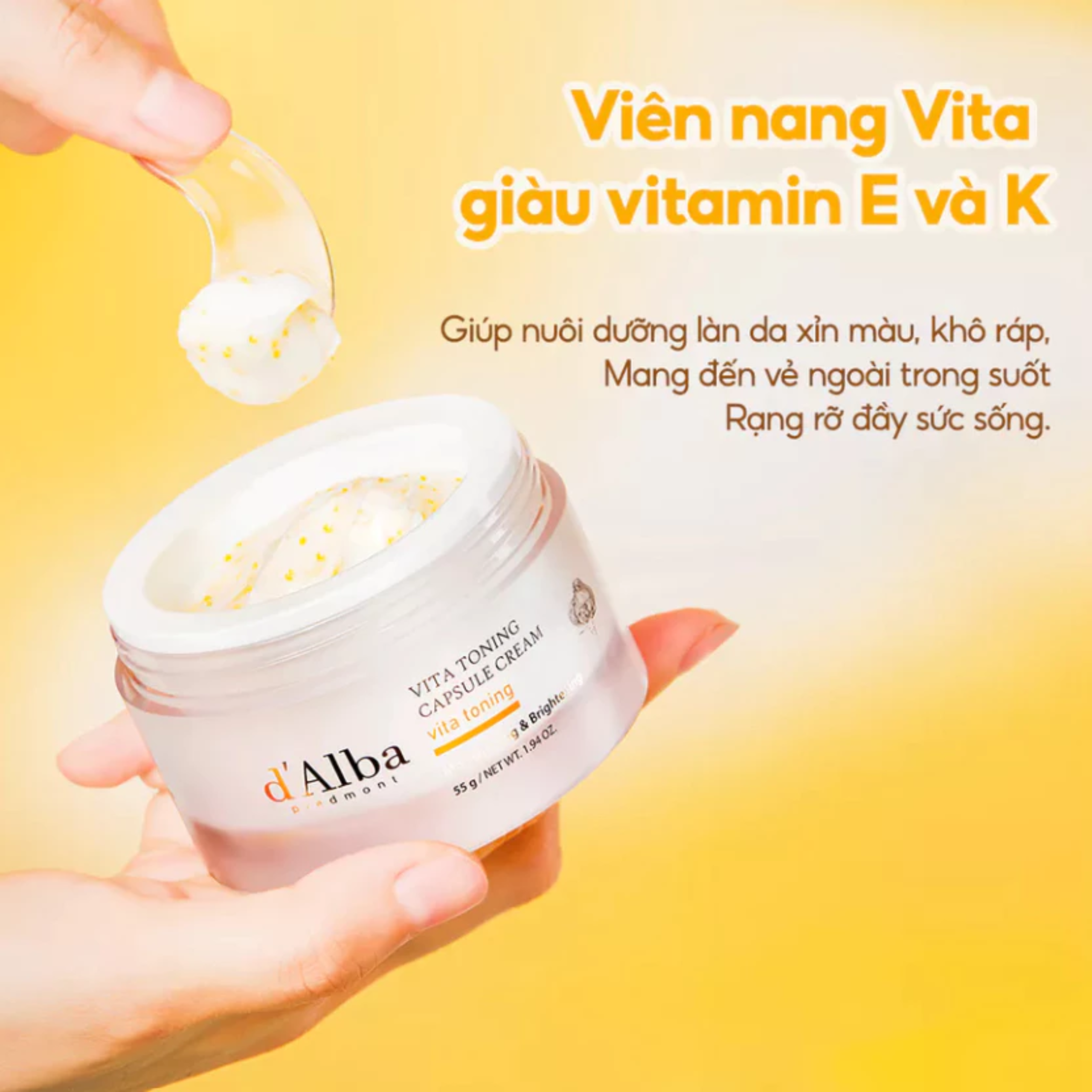 Kem dưỡng D'Alba Vita Toning Capsule 55g - Ảnh 5