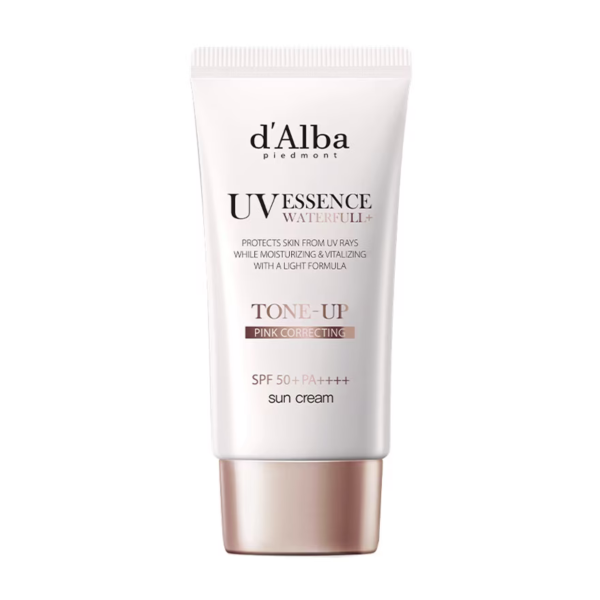 Kem chống nắng d'Alba UV Essence Tone Up Pink Correcting Sun Cream SPF50+ PA++++50ml