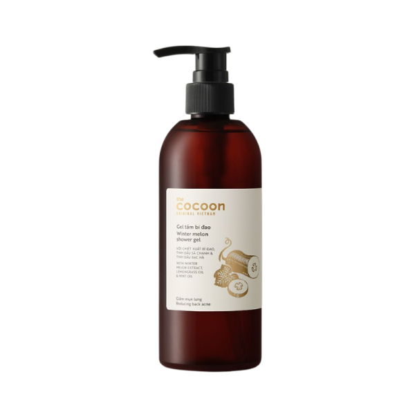 Gel tắm Cocoon bí đao trị mụn lưng 310ml
