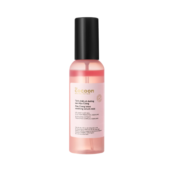 Tinh chất xịt dưỡng Cocoon sen Hậu Giang Soothing Serum Mist 100ml