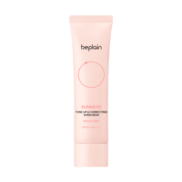 Kem chống nắng Beplain Sunmuse Tone up & Correcting Sunscreen Peach Pink SPF50+ PA++++ 50ml