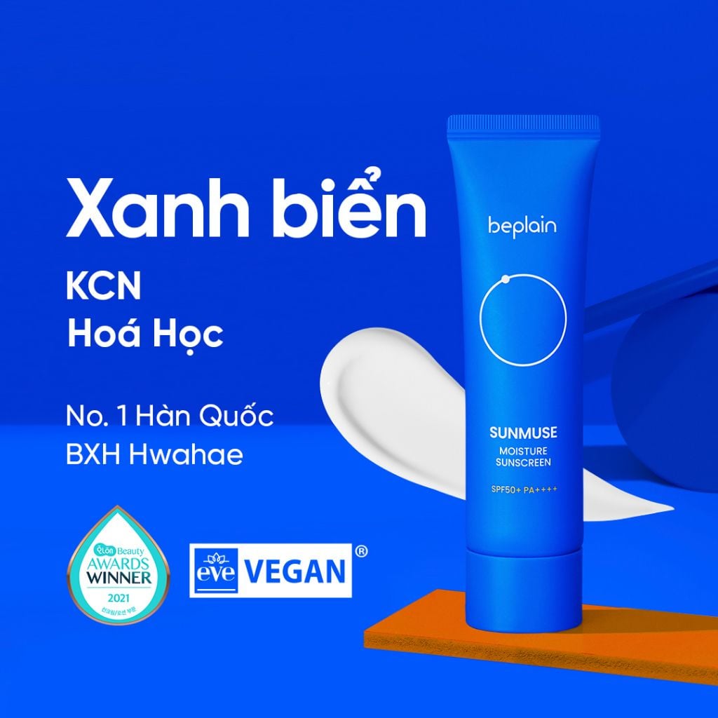 Kem chống nắng Beplain Sunmuse Moisture SPF50+ PA++++ 50ml - Ảnh 2