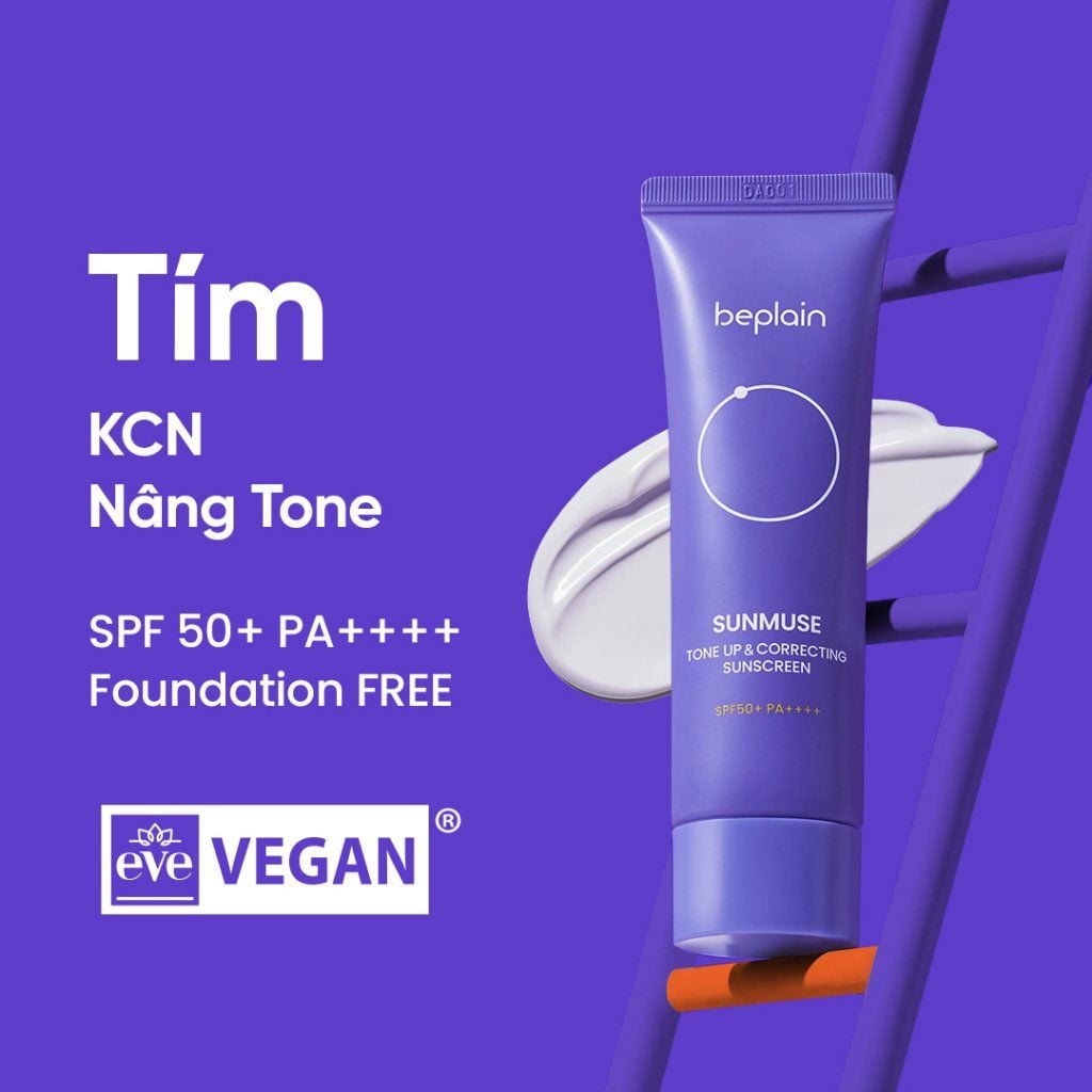 Kem chống nắng Beplain Sunmuse Tone up & Correcting SPF50+ PA++++ 50ml - Ảnh 2