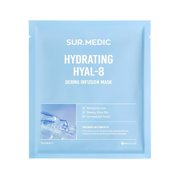 Mặt nạ Sur.Medic Hydrating Hyal-8 Derma Infusion Mask 28g