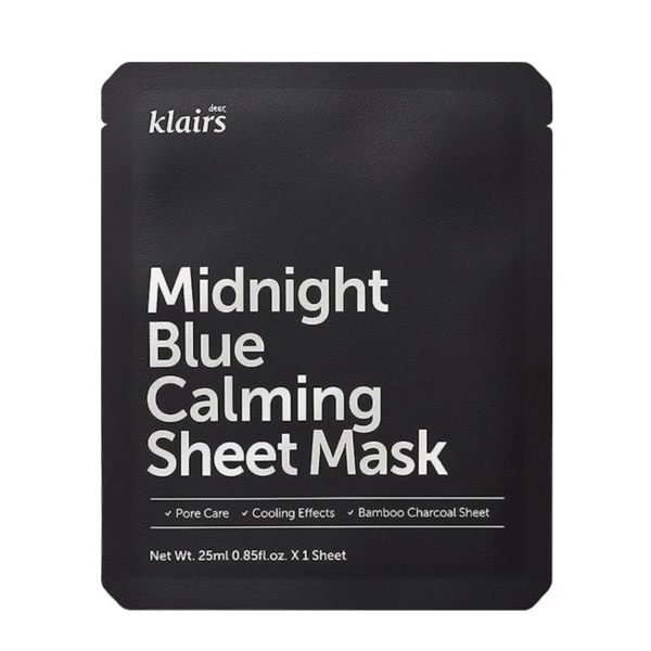 Mặt Nạ Klairs Midnight Blue Calming Sheet Mask 25ml