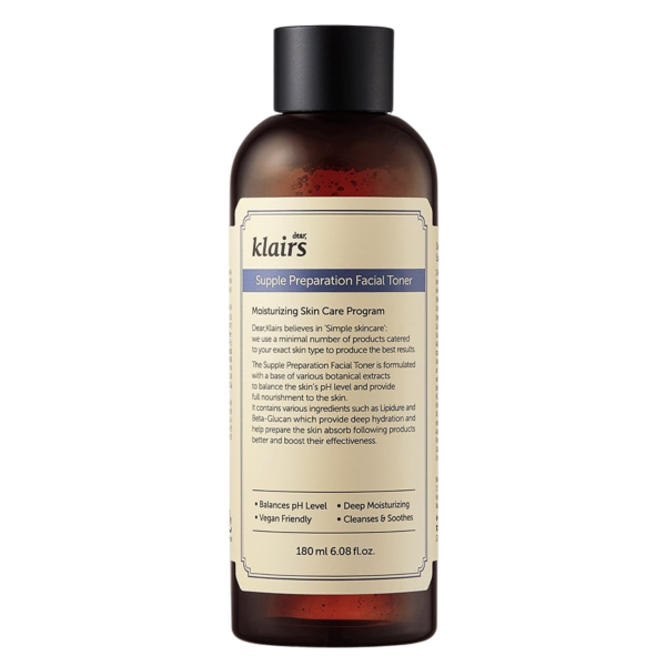 Nước hoa hồng Dear Klairs Supple Prepairation Facial Toner 180ml