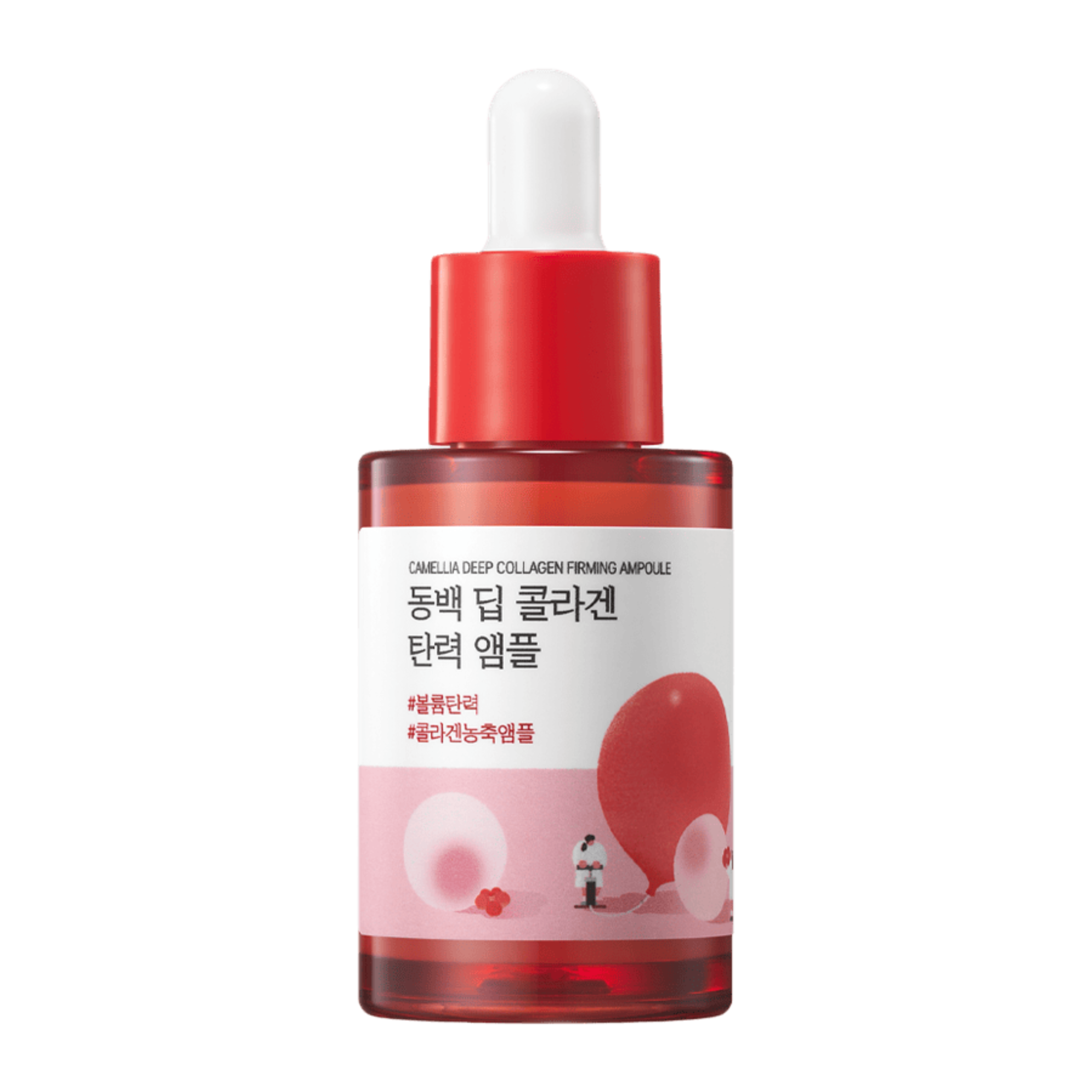 Tinh chất Round Lab Camellia Deep Collagen Firming Ampoule 30ml