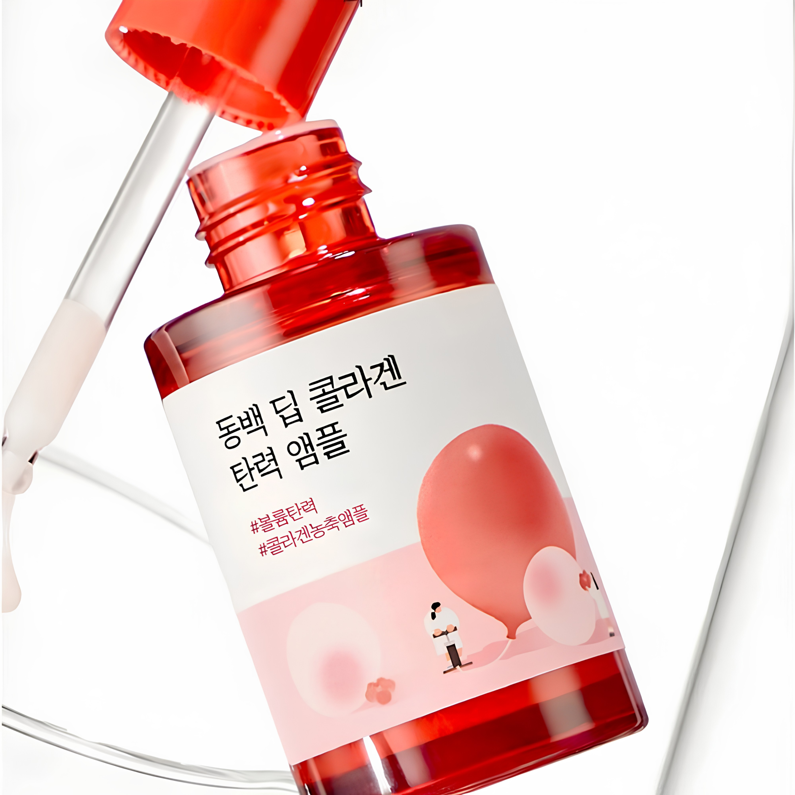 Tinh chất Round Lab Camellia Deep Collagen Firming Ampoule 30ml - Ảnh 3