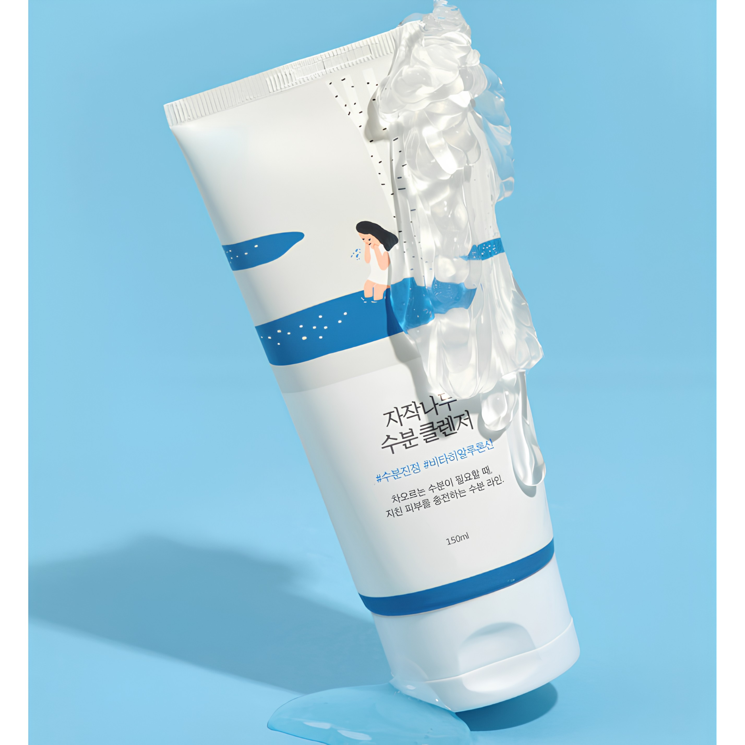 Sữa rửa mặt Round Lab Birch Juice Moisturizing Cleanser 150ml - Ảnh 5