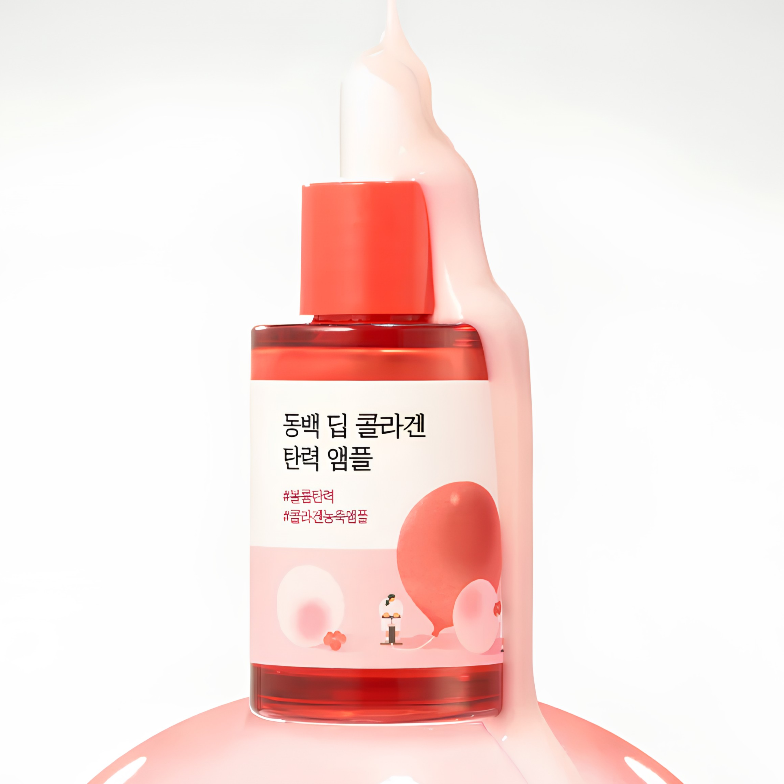 Tinh chất Round Lab Camellia Deep Collagen Firming Ampoule 30ml - Ảnh 4
