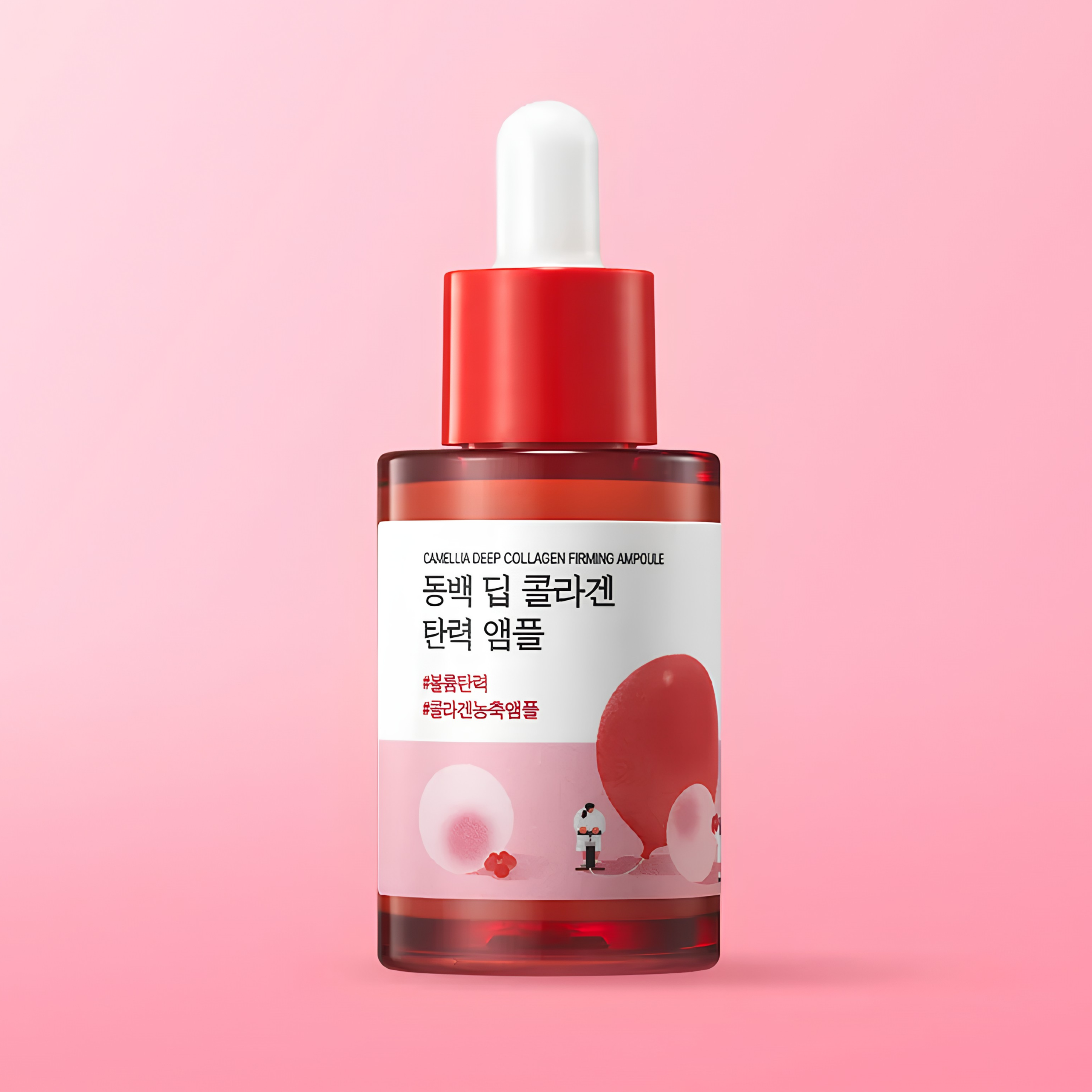 Tinh chất Round Lab Camellia Deep Collagen Firming Ampoule 30ml - Ảnh 2