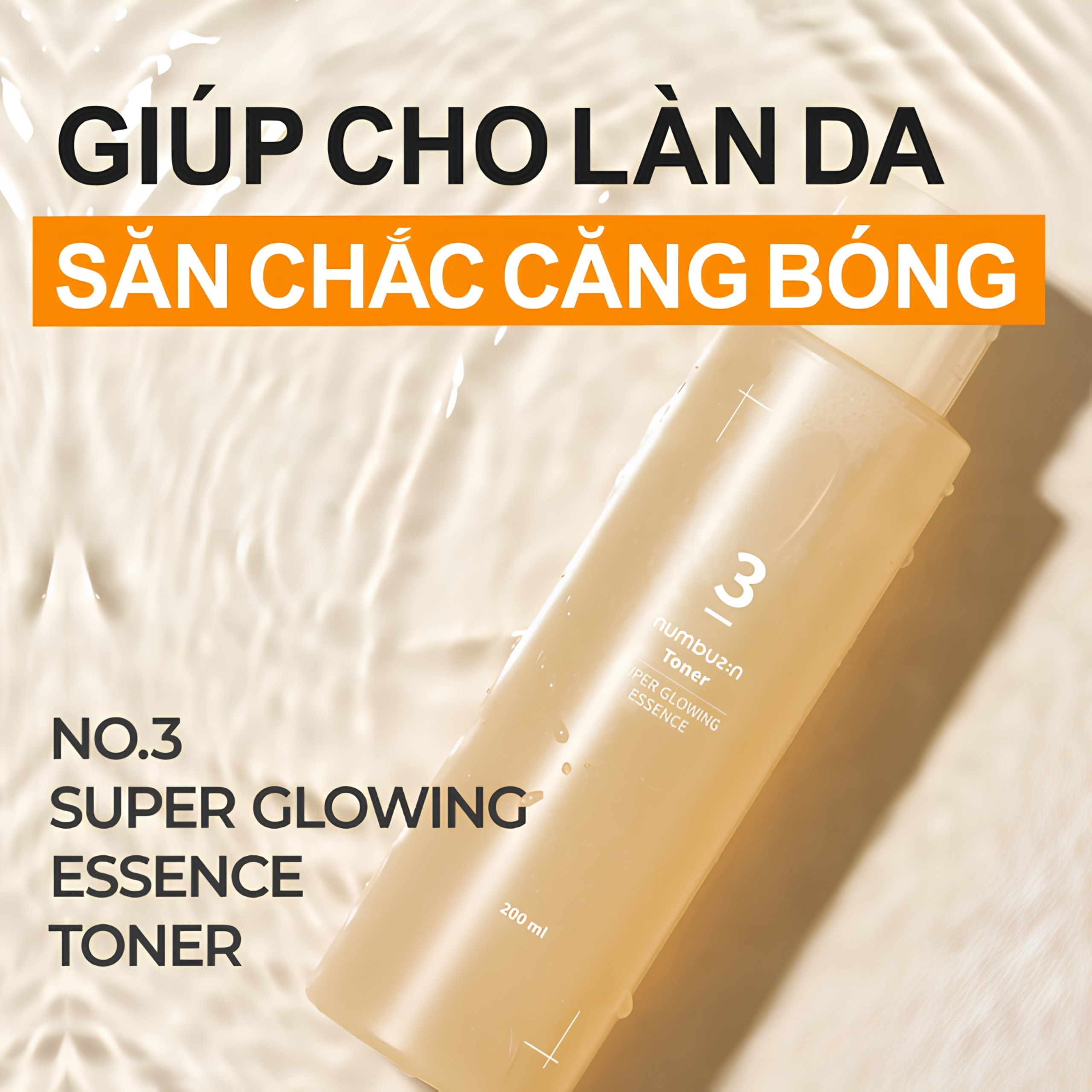 Toner Numbuzin No.3 Super Glowing Essence 200ml - Ảnh 4