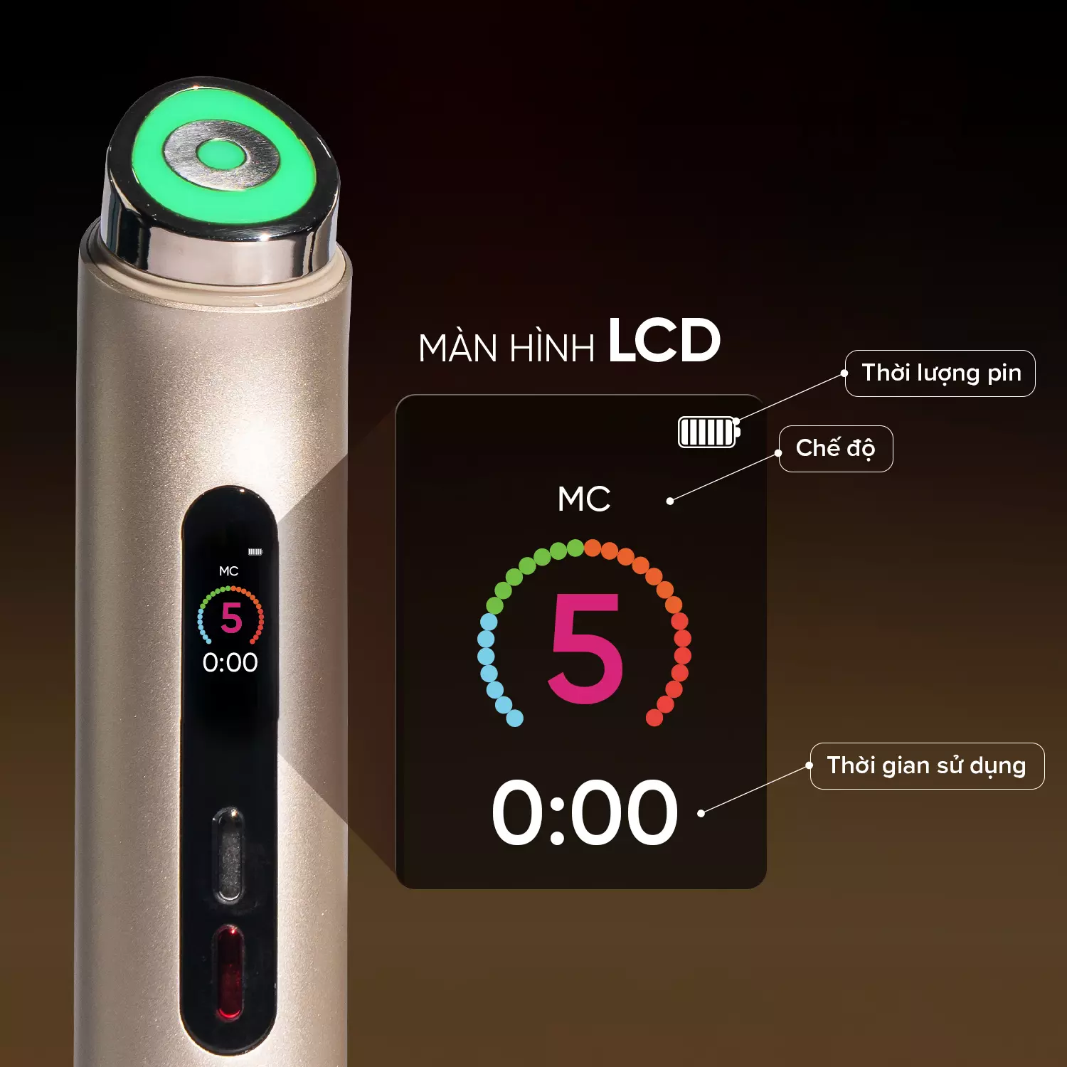 Máy làm đẹp da Maxcare V-PRO 6 trong 1