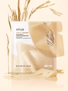 Mặt nạ thạch Anua Rice 70 Glow Collagen Mask 38g
