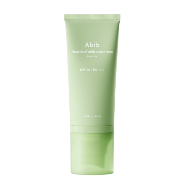 Kem chống nắng Abib Heartleaf Mild Sunscreen Relief Tube 50ml