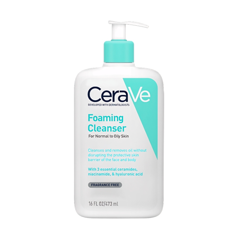 Sữa rửa mặt Cerave Foaming Cleanser Gel For Normal to Oily Skin 236ml / 473ml