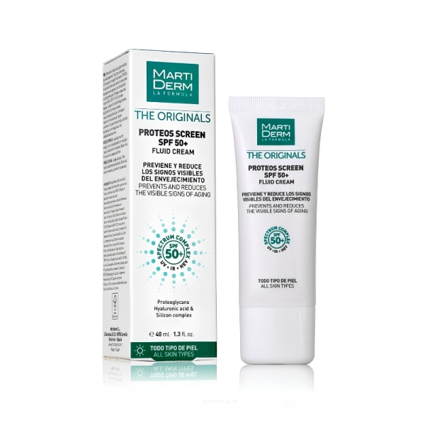 Kem chống nắng Marti Derm The Originals Proteos Screen SPF50+ Fluid Cream 40ml