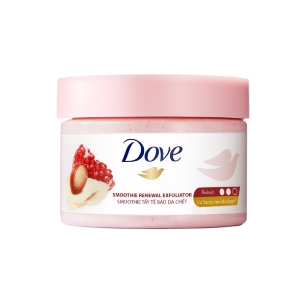 Tẩy da chết body Dove Lựu đỏ của Mỹ bản Trung 298g