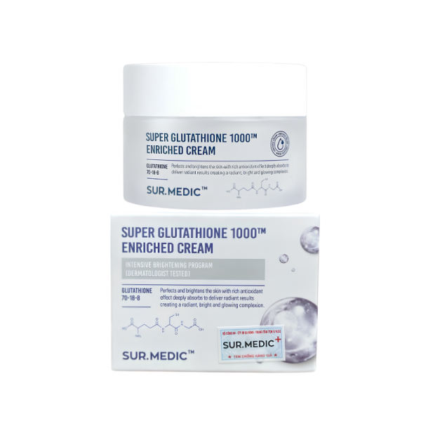 Kem dưỡng Sur.medic Glutathione 1000TM Enriched Cream 50ml