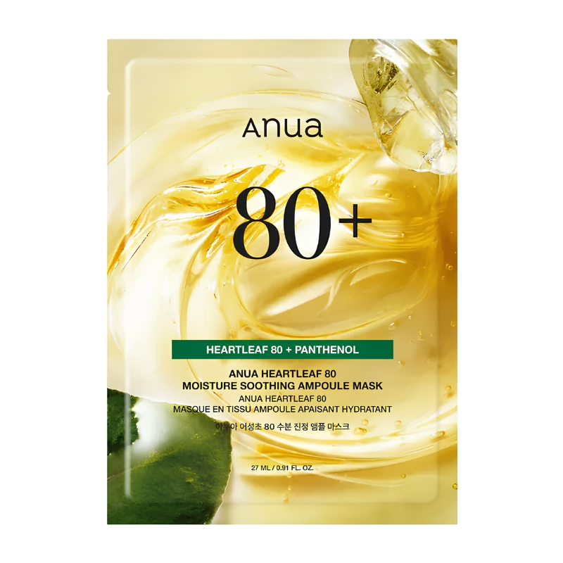 Mặt nạ Anua Heartleaf 80 Moisture Soothing Ampoule Mask 27ml
