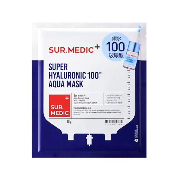 Mặt Nạ Sur.medic Super Hyaluronic 100 Aqua Mask 30g
