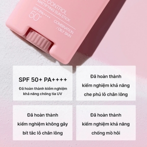 Thanh lăn chống nắng Celimax Oil Control Mattifying Sun Stick 19g