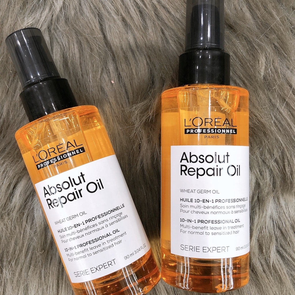 Tinh dầu dưỡng tóc Loreal Professionnel Absolut Repair Oil 90ml - Ảnh 2
