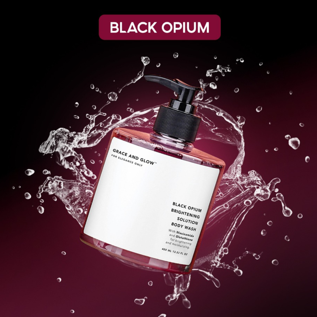 Sữa tắm Grace And Glow Black Opium Brightening Solution Body Wash 400ml - Ảnh 2