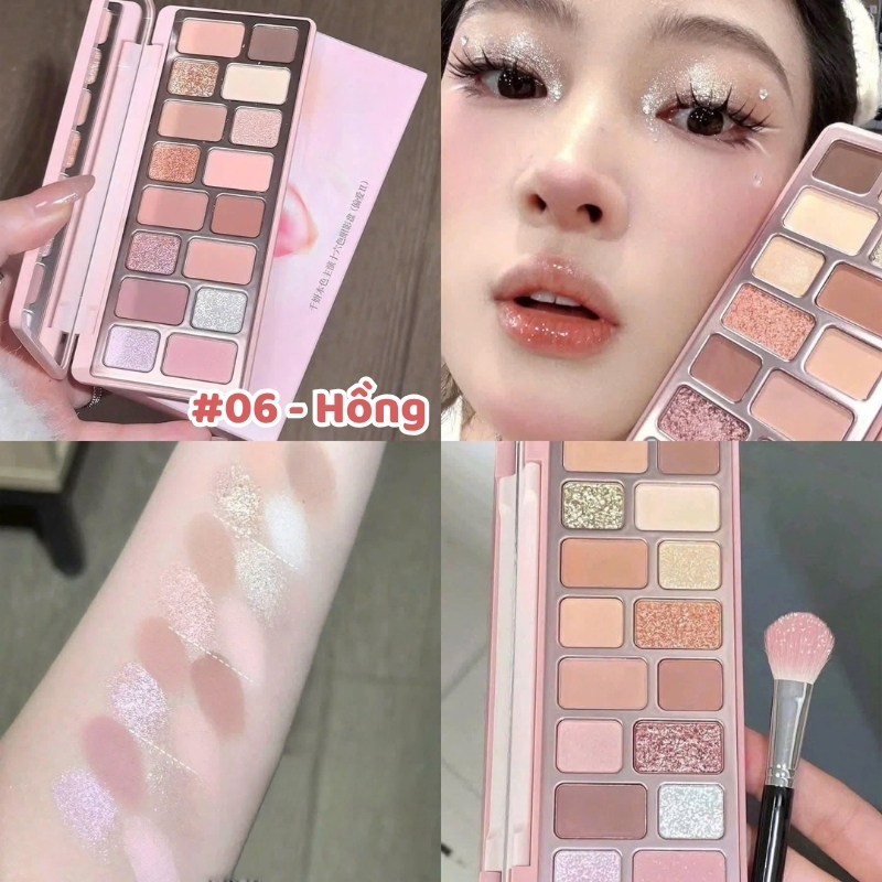 Bảng phấn mắt Cheeryep QIANYAN 16 ô - Ảnh 2