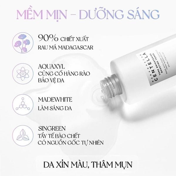 Nước hoa hồng Skin1004 Madagascar Centella Tone Brightening Boosting Toner 210ml - Ảnh 4