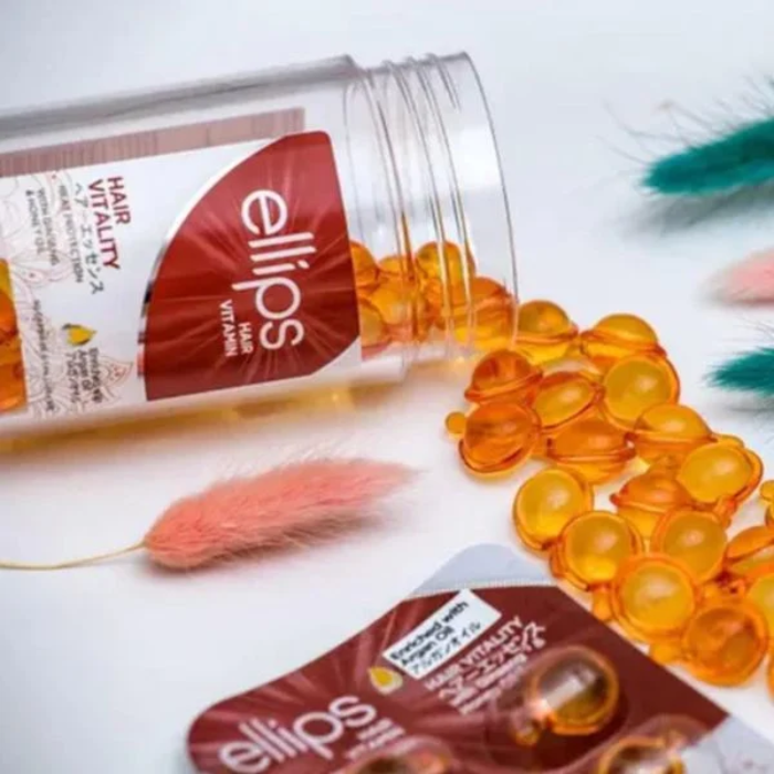 Serum dưỡng tóc Ellips Hair Vitamin hũ 50 viên #Hair Vitality - Ảnh 3