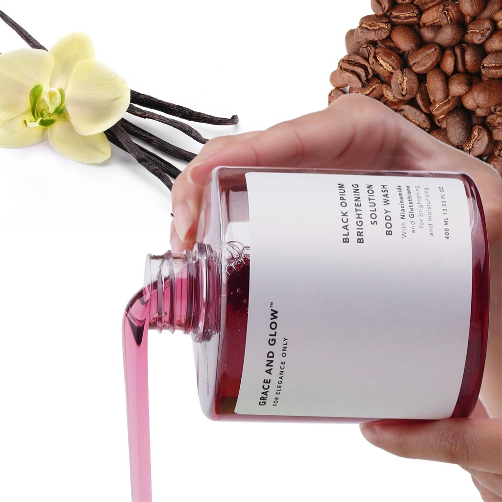 Sữa tắm Grace And Glow Black Opium Brightening Solution Body Wash 400ml - Ảnh 4