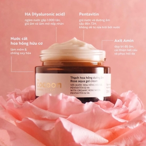 Thạch hoa hồng Cocoon Rose Aqua Gel Cream 100ml