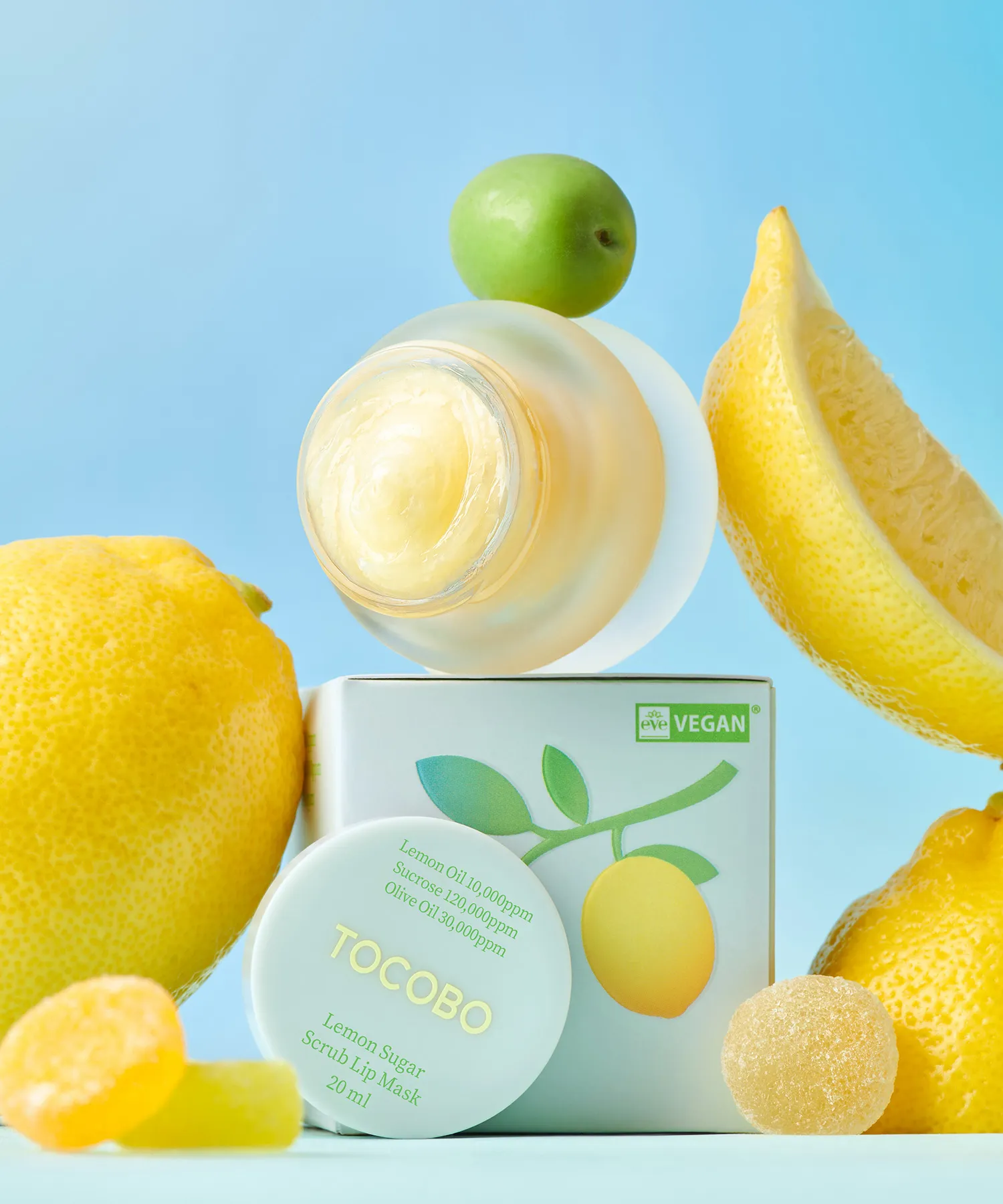 Dưỡng Môi Tocobo Lemon Sugar Scrub Lip Mask 20ml - Ảnh 2