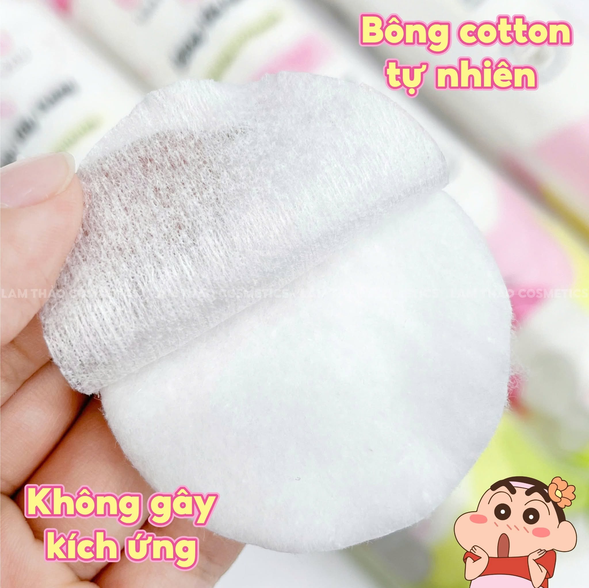 Bông tẩy trang Befou - Ảnh 3