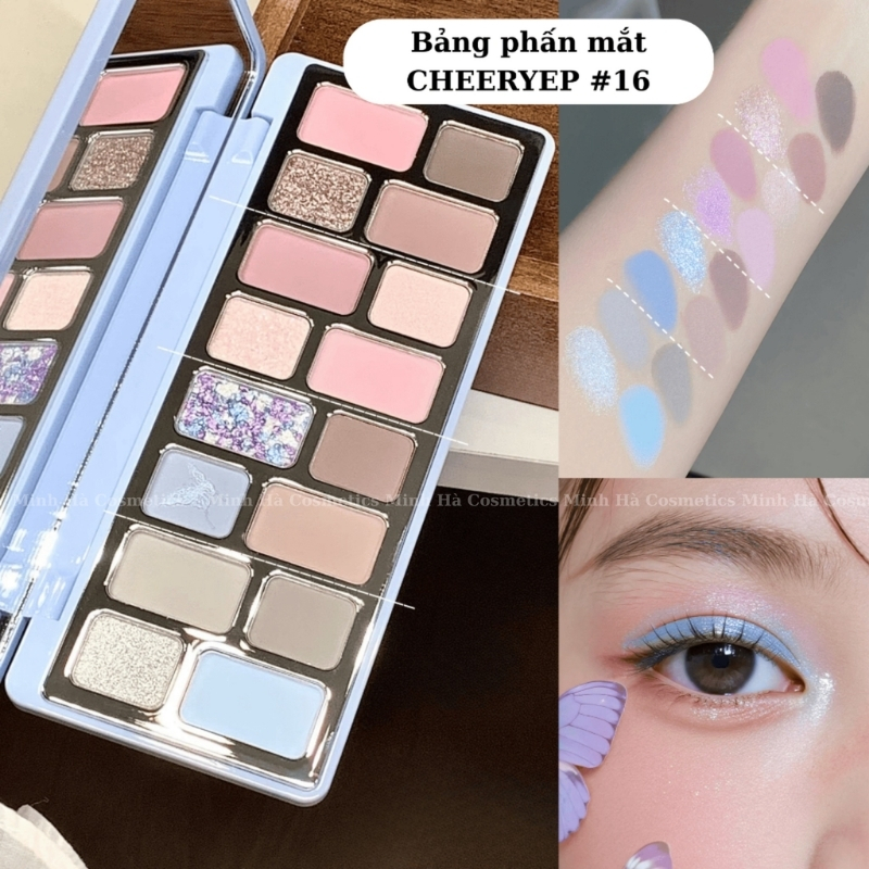 Bảng phấn mắt Cheeryep QIANYAN 16 ô - Ảnh 5