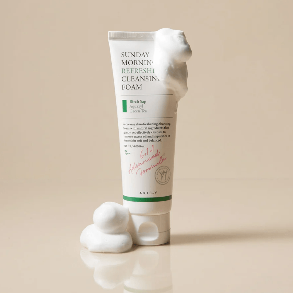 Sữa rửa mặt AXIS-Y Sunday Morning Refreshing Cleansing Foam 120ml - Ảnh 2