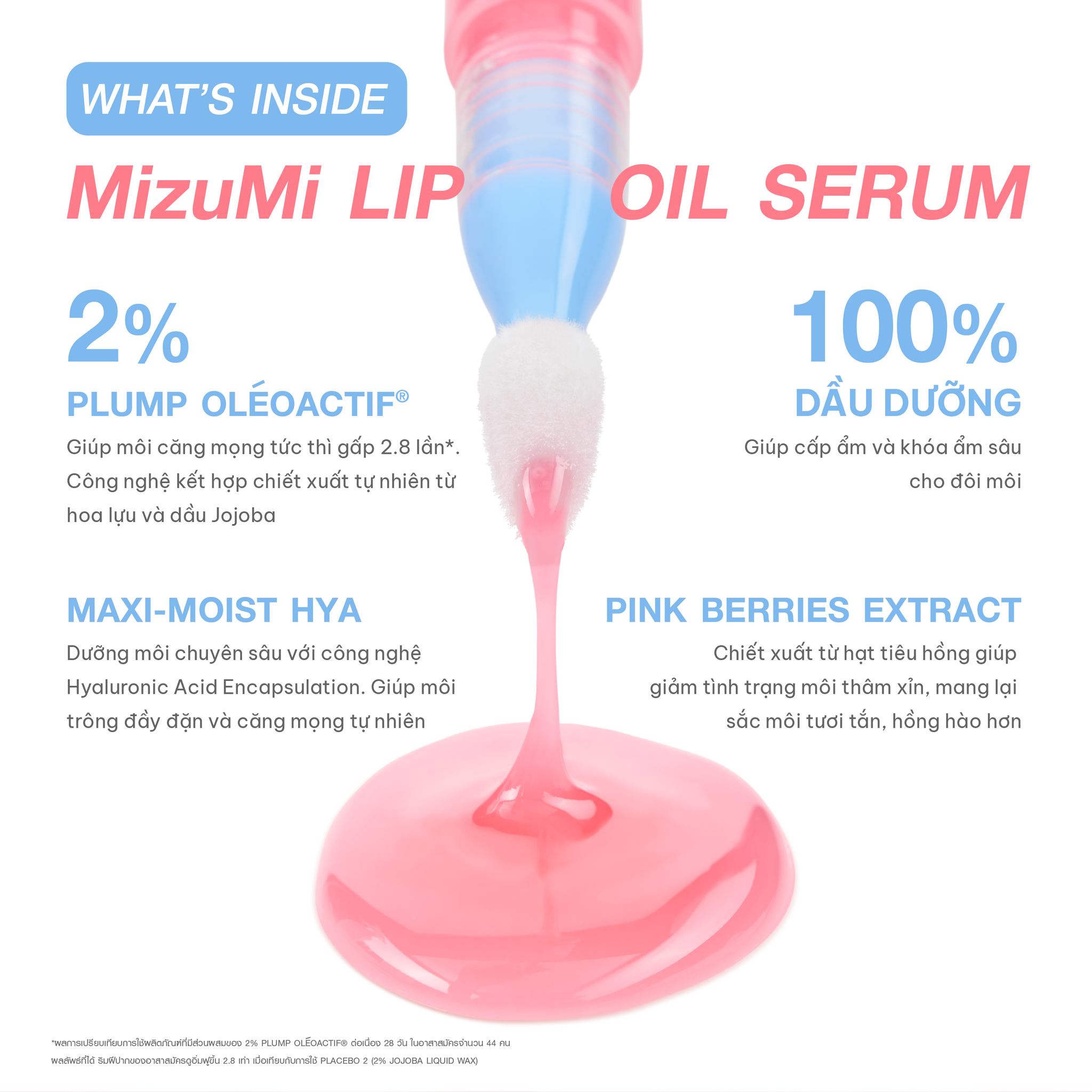 Serum dưỡng môi Mizumi Lip Oil Serum 1.6g - Ảnh 5