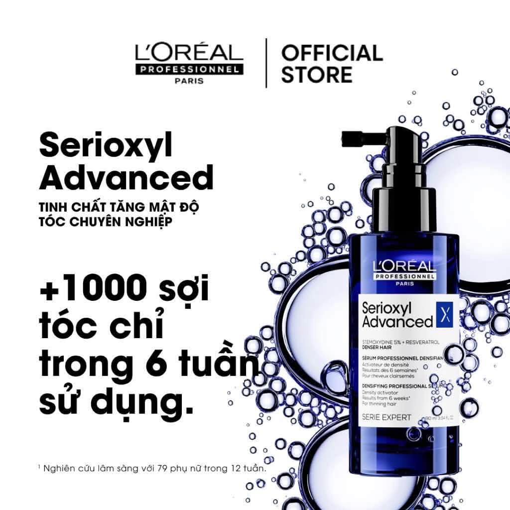 Tinh dầu dưỡng tóc Loreal Paris Professionnel Serioxyl Advanced 90ml - Ảnh 2