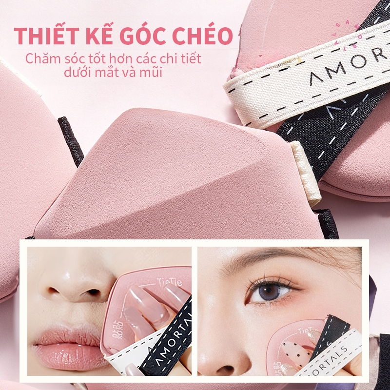 Hộp mút trang điểm AMORTALS Tietie 3pcs - Ảnh 5