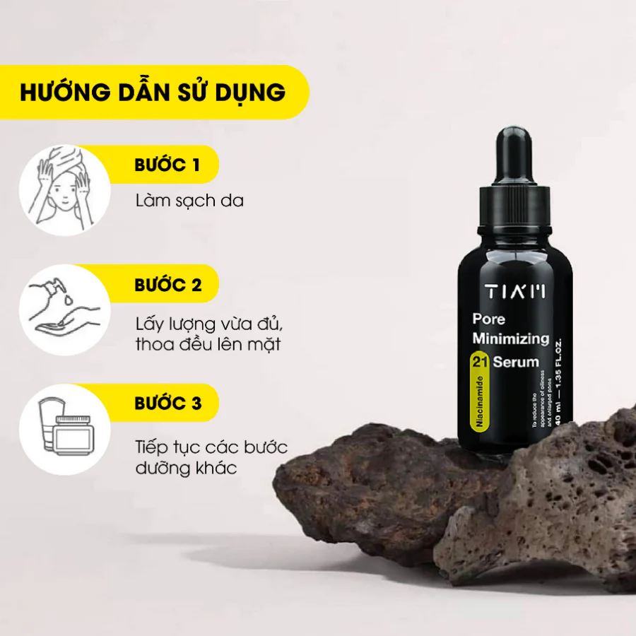 Tinh chất Tiam Niacinamide 20% + Zinc 1% Pore Minimizing 21 - Ảnh 3