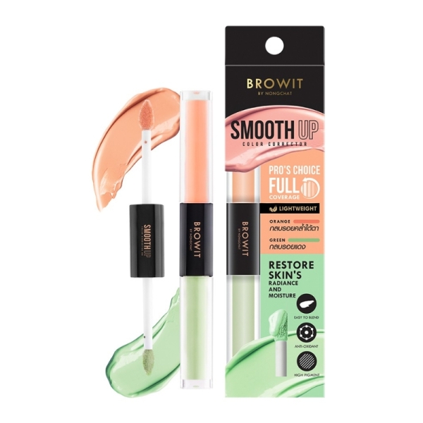 Triệt Sắc 2 đầu Browit By Nongchat Smooth Up Color Corrector 3g