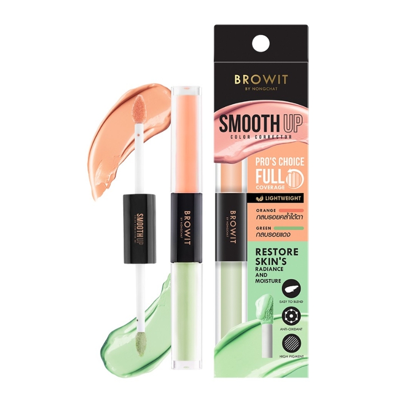 Triệt Sắc 2 đầu Browit By Nongchat Smooth Up Color Corrector 3g