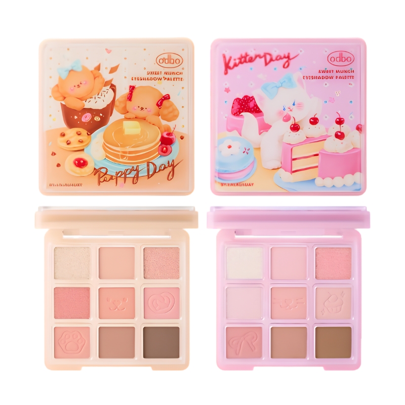 Phấn mắt 9 ô Odbo Sweet Munch Eyeshadow Palette OD2024 #02