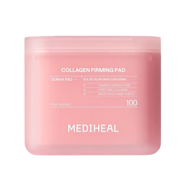 Toner Pad Mediheal Collagen Firming Pad 170ml 100 Miếng
